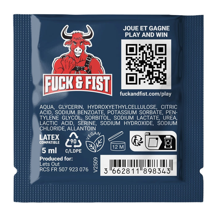 Dosette Lubrifiant Fuck & Fist Water 5ml x50