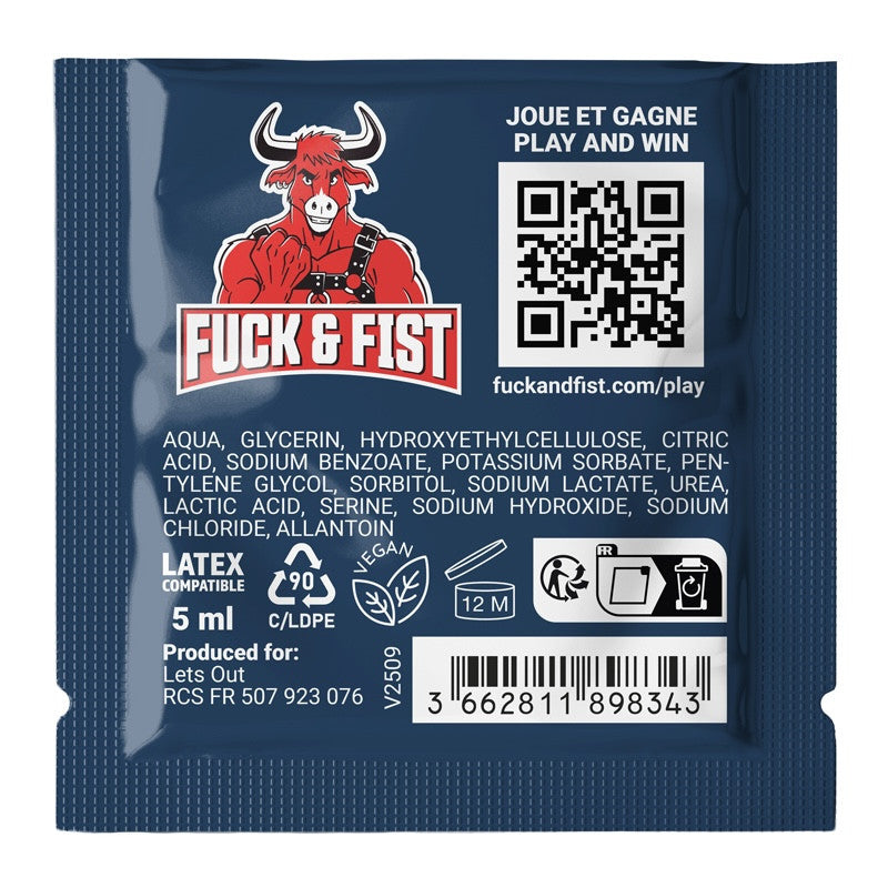 Dosette Lubrifiant Fuck & Fist Water 5ml x650