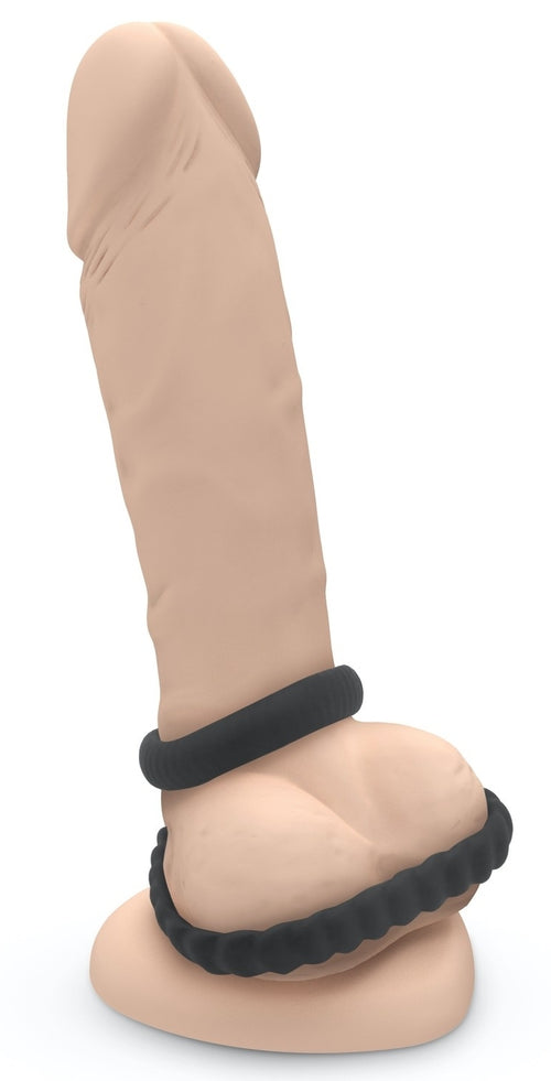 Double Anneau pénien Dual Ring Dorcel 43mm