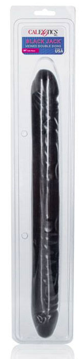 Double gode Black Jack 44 x 4.5 cm Noir