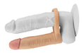 Double gode Cockring - 12.5 x 2.9 cm Flesh