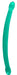 Double gode Crystal RealRock 42 x 3.2cm Vert