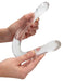 Double Gode Crystal RealRock 42 x 3.5cm Transparent