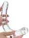 Double Gode CRYSTALDONG 34 x 3.8cm Transparent