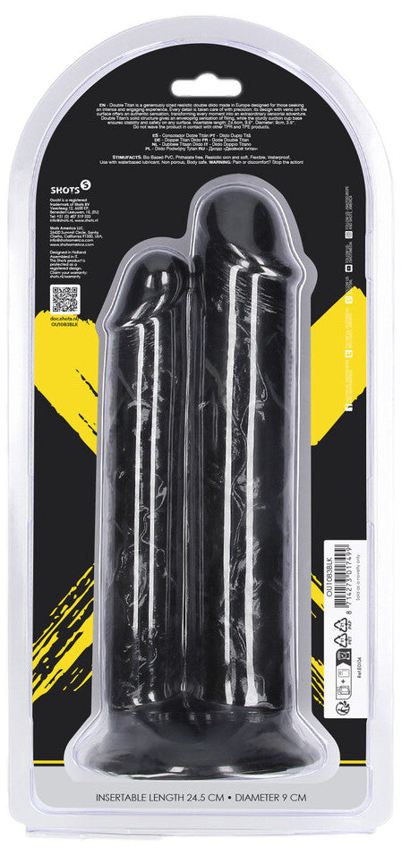 Double Gode Double titan 25 x 8.7cm
