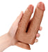 Double Gode Double Trouble 15 x 4.5cm Marron