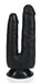 Double Gode Double Trouble 15 x 4.5cm Noir