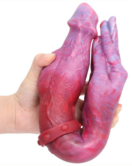 Double gode Duo Hand Monster 42 x 6cm