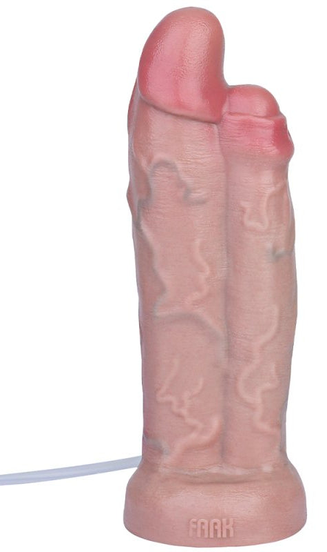 Double Gode Éjaculateur Dubdick 18 x 6.1cm