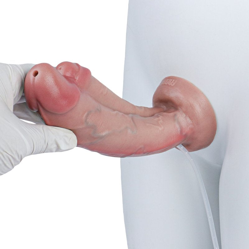 Double Gode Éjaculateur Dubdick 18 x 6.1cm