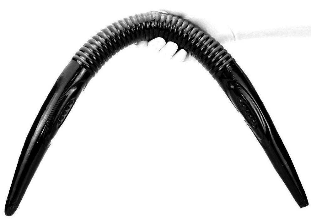 Double Gode long Blackworm 75 x 4.5cm