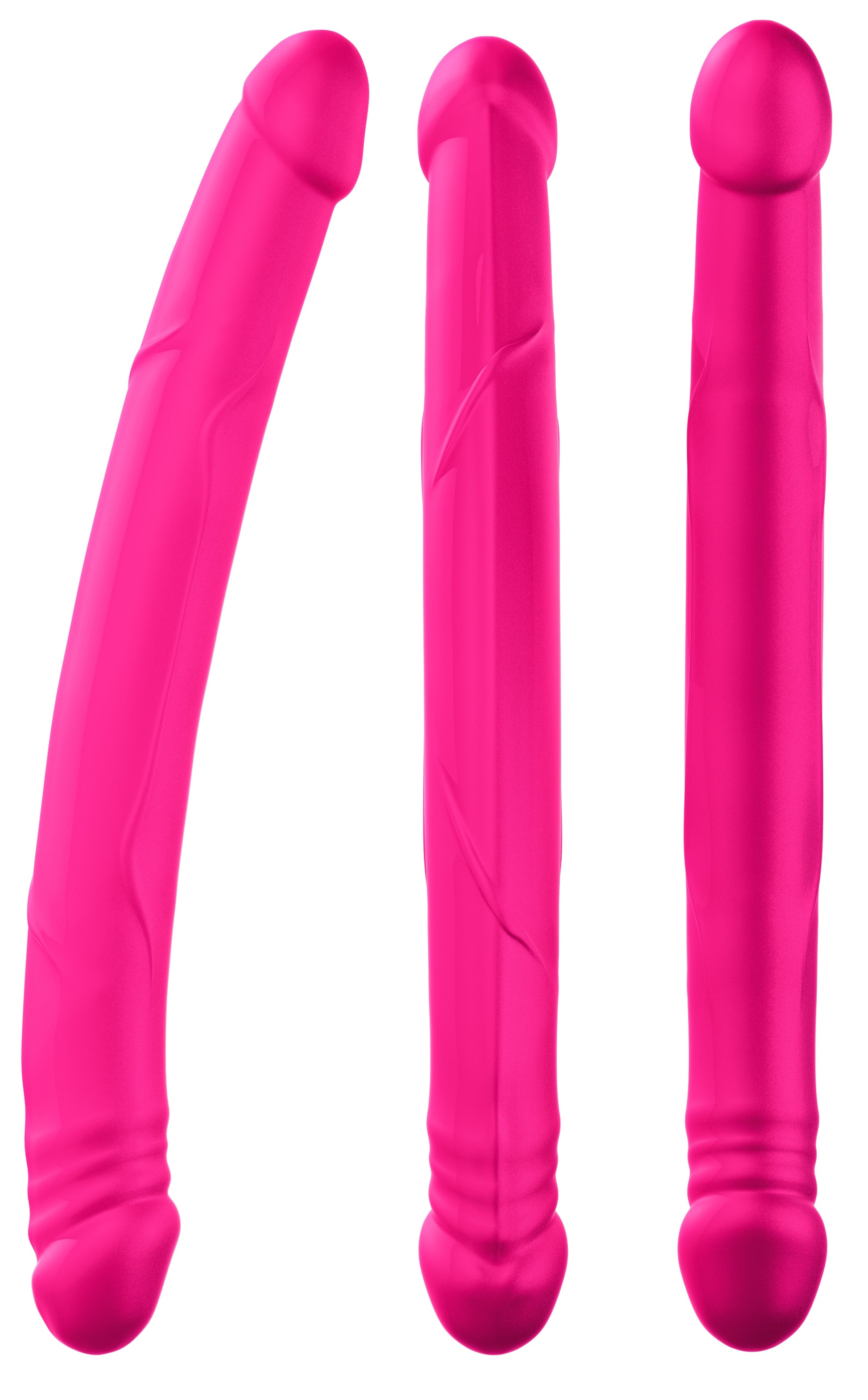 Double Gode Real Double Do Magenta 42 x 4 cm