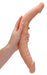 Double gode Realrock 36 x 4.4cm Flesh