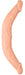 Double gode Realrock 36 x 4.4cm Flesh