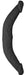 Double gode Realrock 36 x 4.4cm Noir