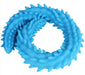 Double Gode Scolop L 60 x 5cm Bleu