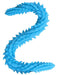 Double Gode Scolop M 50 x 4cm Bleu