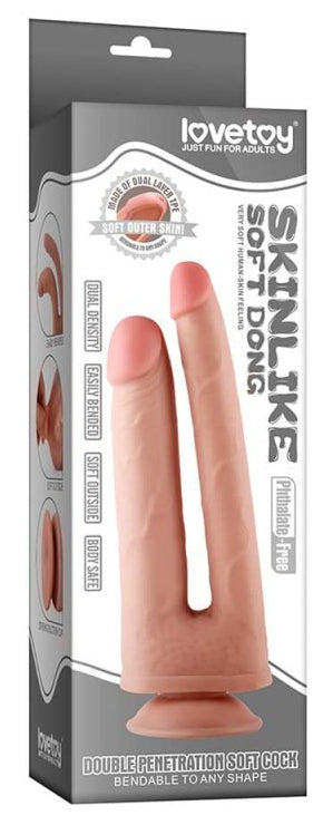 Double Gode SkinLike 18 x 3.5 cm
