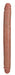 Double Gode Straight Slim 35.5 x 3.8cm Marron