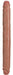 Double Gode Straight Slim 35.5 x 3.8cm Marron