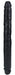 Double Gode Straight Slim 35.5 x 3.8cm Noir