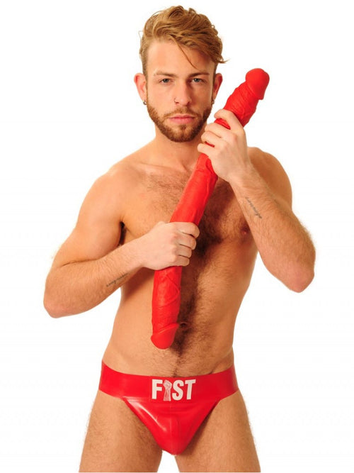 Double gode Stretch N77 62 x 6.2cm Rouge