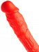 Double gode Stretch N77 62 x 6.2cm Rouge