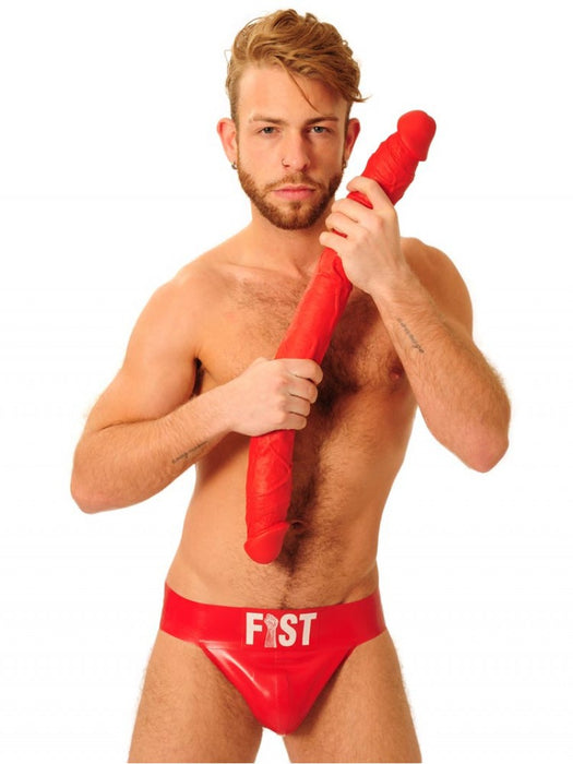 Double gode Stretch N77 62 x 6.2cm Rouge
