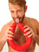 Double gode Stretch N77 62 x 6.2cm Rouge