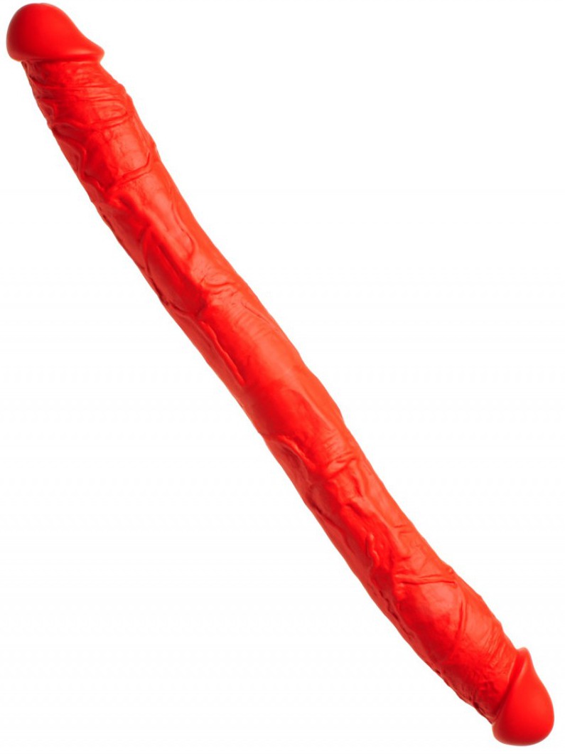 Double gode Stretch N77 62 x 6.2cm Rouge