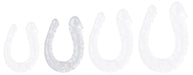 Double Gode transparent U Jelly M 15 x 4cm
