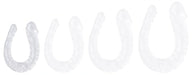 Double Gode Transparent U Jelly S 13.5 x 3cm