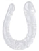 Double Gode Transparent U Jelly S 13.5 x 3cm