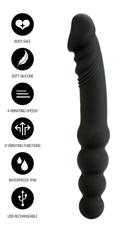 Double Gode Vibrant Dick'n Balls 23 x 4cm