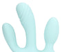 Double Plug Vibrant THREE IN ONE 10 x 3.2cm Bleu