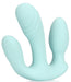 Double Plug Vibrant THREE IN ONE 10 x 3.2cm Bleu