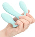 Double Plug Vibrant THREE IN ONE 10 x 3.2cm Bleu