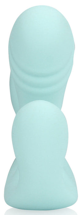 Double Plug Vibrant THREE IN ONE 10 x 3.2cm Bleu
