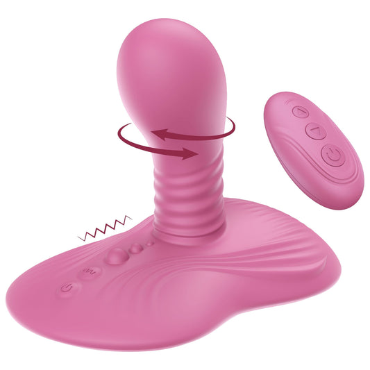 Double stimulateur vibrant rotatif Joystickball 9 x 4.5cm