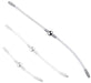 Double Tige d'urètre flexible Flexi Duo 34cm - Diamètre 8mm