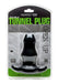 Double Tunnel Plug Noir Medium 9.5 x5.2 cm