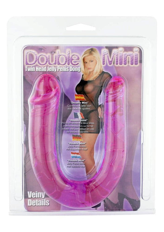 Dougle gode Twin Dong 11 x 3.4cm Violet