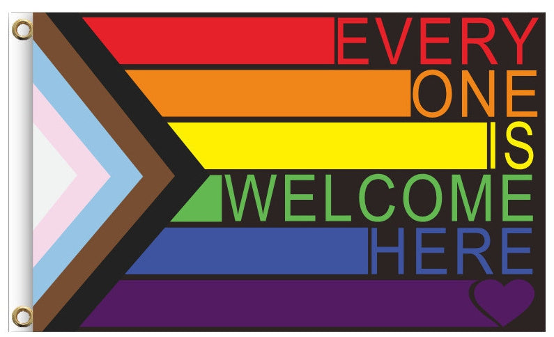 Drapeau LGBT Welcome 60 x 90cm