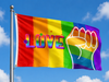 Drapeau Rainbow Love 90 x 150cm