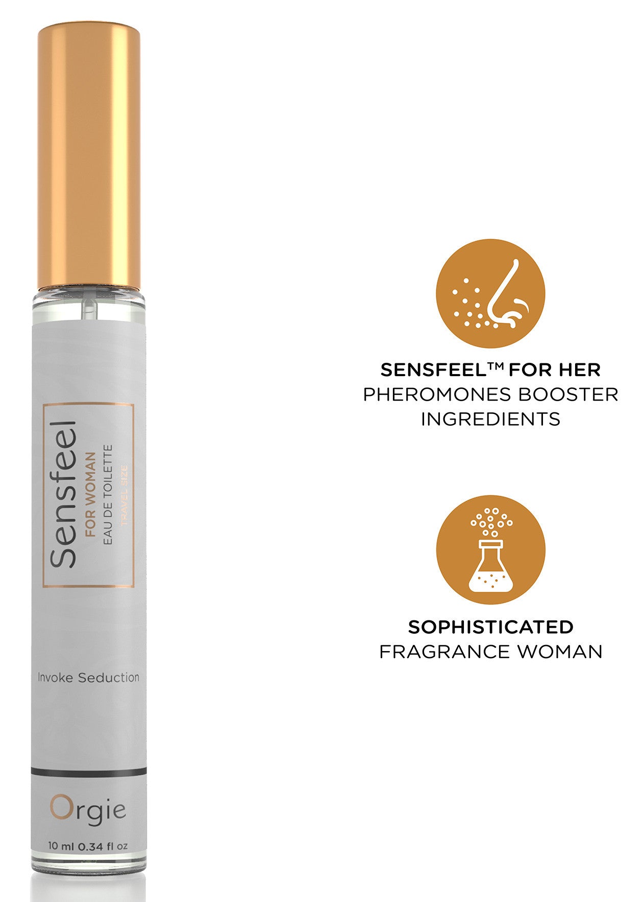 Eau de Toilette Phéromone pour Femme Sensfeel Orgie 10ml