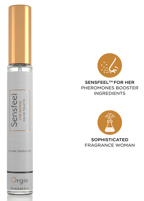 Eau de Toilette Phéromone pour Femme Sensfeel Orgie 10ml