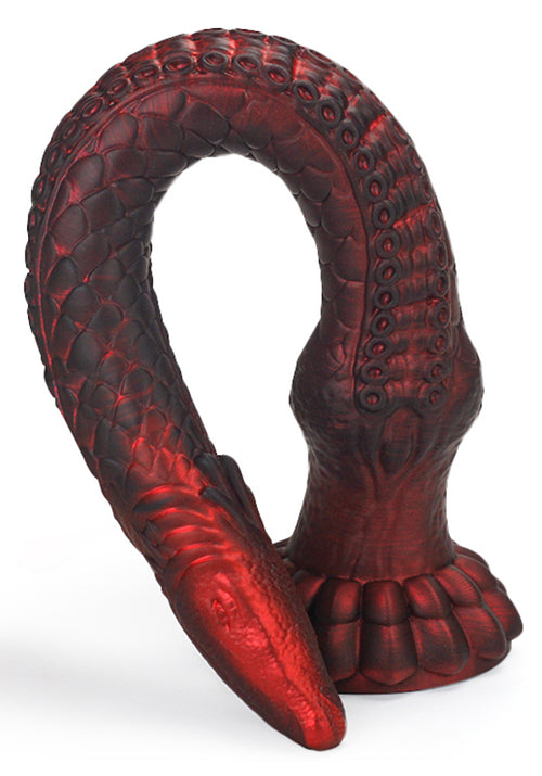 Gode Heelix L 52 x 7.5 cm Rouge