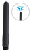 Embout de douche Silicone Black Mont 15 x 2cm