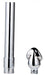 Embout de lavement anal Chromium 14 x 3cm