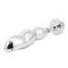 Embout de lavement avec Plug métal Steeltip 12 x 2.9cm